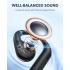 Anker Soundcore  AeroFit Open-Ear Headphones, Ultra Comfort, Snug Fit, Ergonomic Ear Hook, Balanced Sound, IPX7 Waterproof, 42H Playtime, Small-Ear Friendly, App Control, Clear Calls, Wireless Earbuds - Black